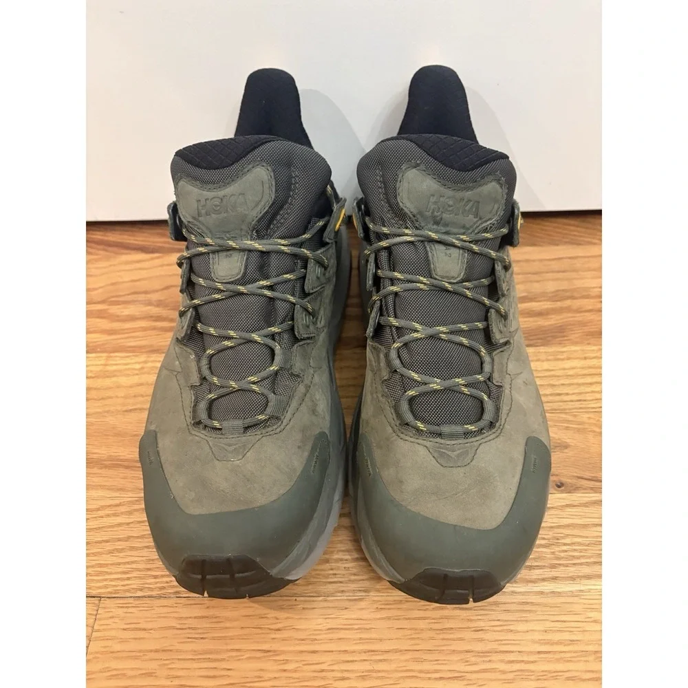 Hoka One One Men's Kaha 2 Low Gore-Tex Thyme Radiant Yellow Sneakers Size 11 D